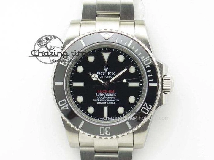 Bracelet Engraving Submariner No ARF1:1 Edition on 904L SS Rehaut Best SH3135 16610 LV Steel Green 0331